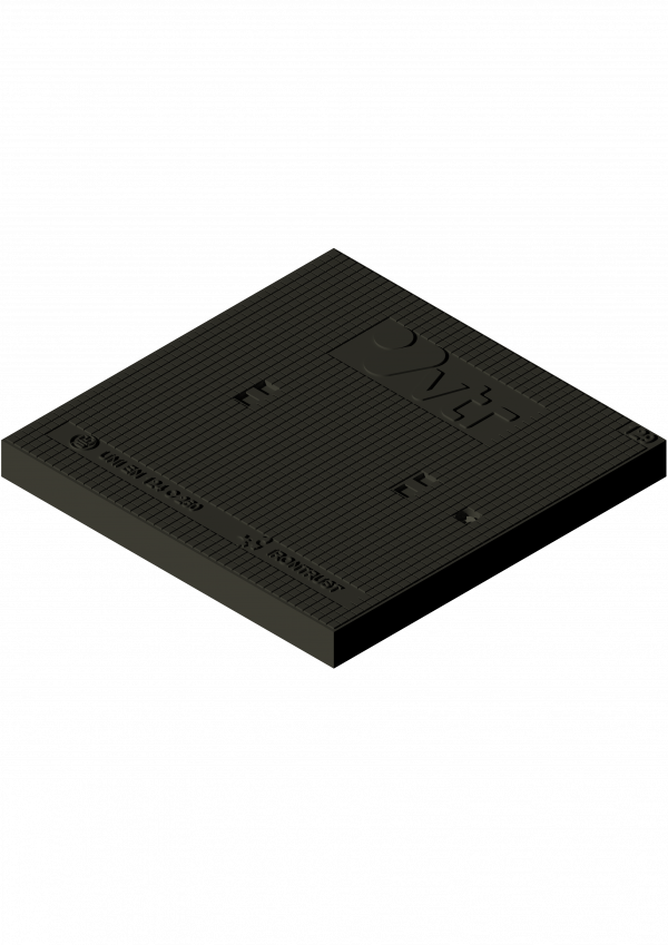 129 - TAPA DÚCTIL AUXILIAR VTR SRL 595x595mm C250