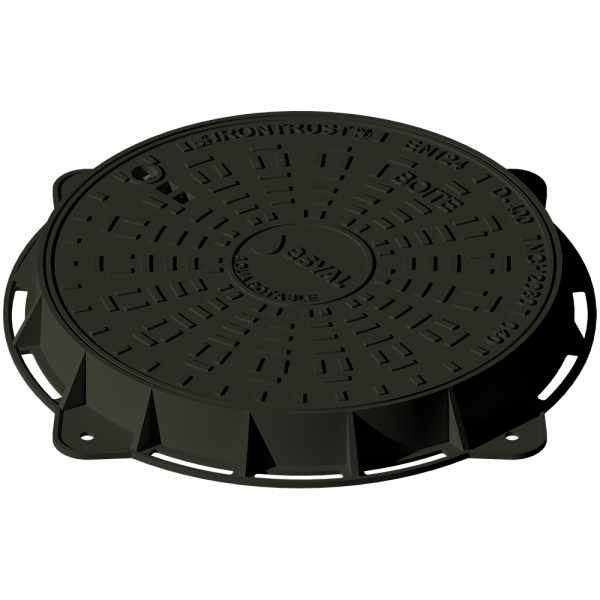 040 – TAPA Y ANILLO BOITE SRL DN600 AGUA POTABLE NCH2080 (LOGO ESVAL) D-400