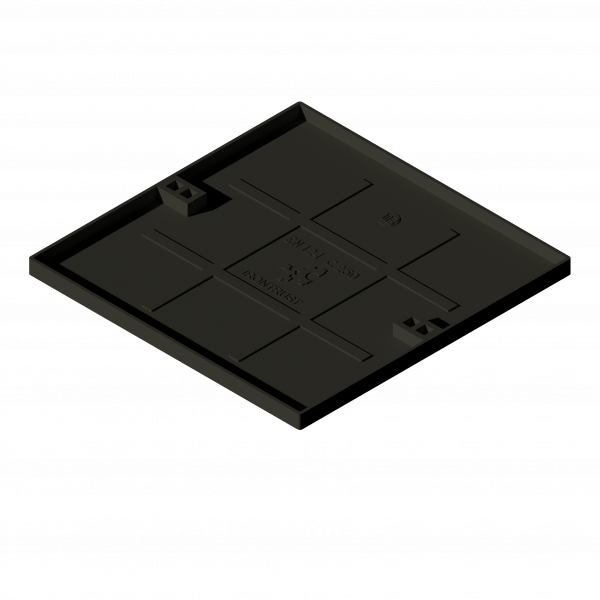 059 – TAPA DÚCTIL AUXILIAR SRL 595X595 PARA HORMIGONAR BALDOSA C-250
