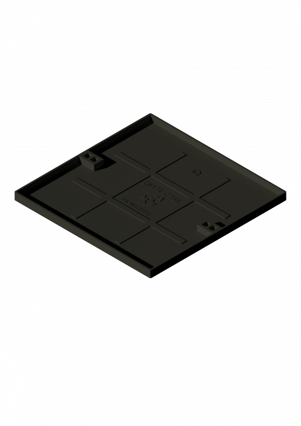 059 - TAPA DÚCTIL AUXILIAR SRL 595X595 PARA HORMIGONAR BALDOSA C-250