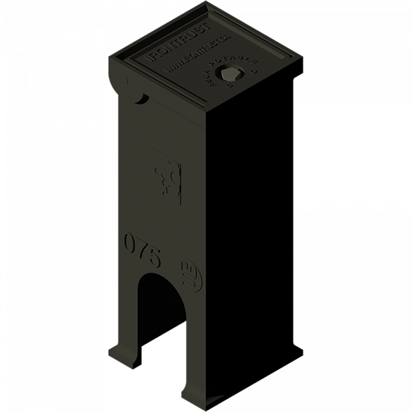 075 – GUARDA LLAVE DUCTIL CON SISTEMA DE CIERRE SIN LOGO 400x150mm