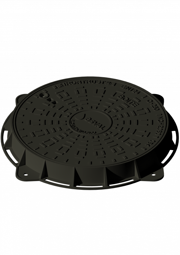 084 - TAPA Y ANILLO BOITE SRL DN600 ALCANTARILLADO NCH2080 (LOGO ESVAL) C-250