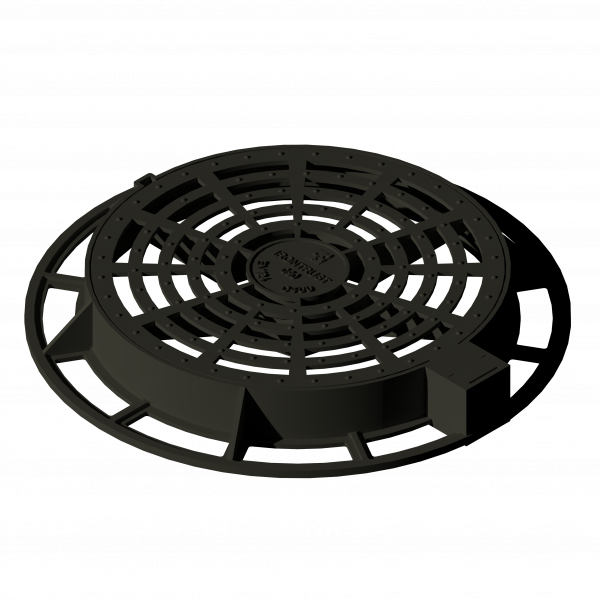 090 – TAPA DE VENTILACION ARTICULADA CON ANILLO SRL DN600 D400
