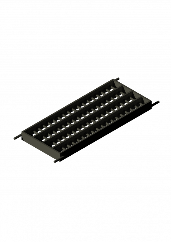 134 - REJILLA SUMIDERO ACERO LAMINADO 410x980mm