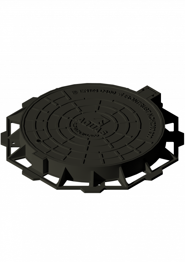 300 - TAPA Y ANILLO ARTICULADO TIPO BENITO AGUAS ALCANTARILLADO NCH2080 D400