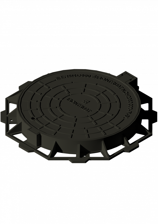 300-IR-SL - TAPA Y ANILLO ARTICULADO BENITO LOGO IRONTRUST SL NCH2080 D400