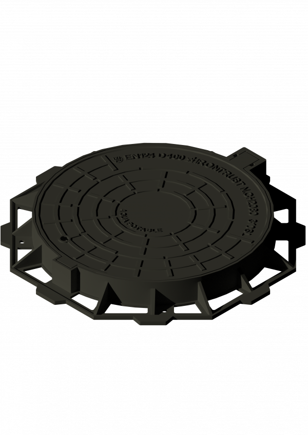 310SL - TAPA Y ANILLO ARTICULADO BENITO SIN LOGO AGUA POTABLE NCH2080 D400