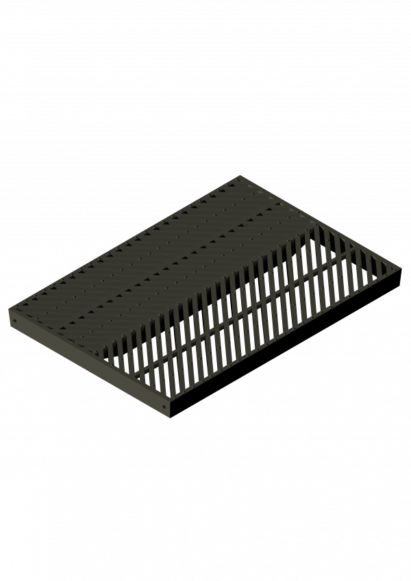 503 - REJILLA SUMIDERO FF 1000x698mm TIPO DOH ESPECIAL S1 COLA DE PEZ C250