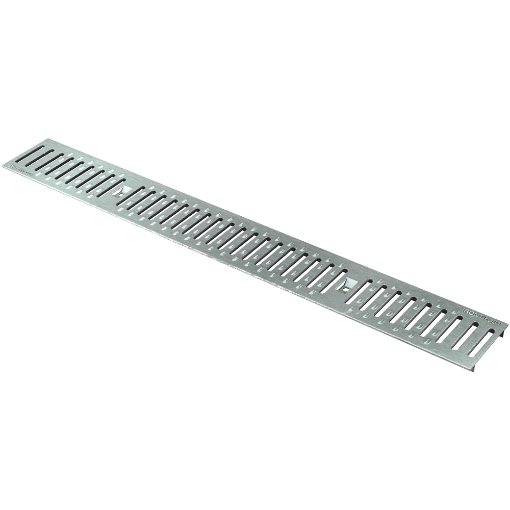 Rejilla Pileta Cuadrada 100mm Cromado Acero Inoxidable Poli