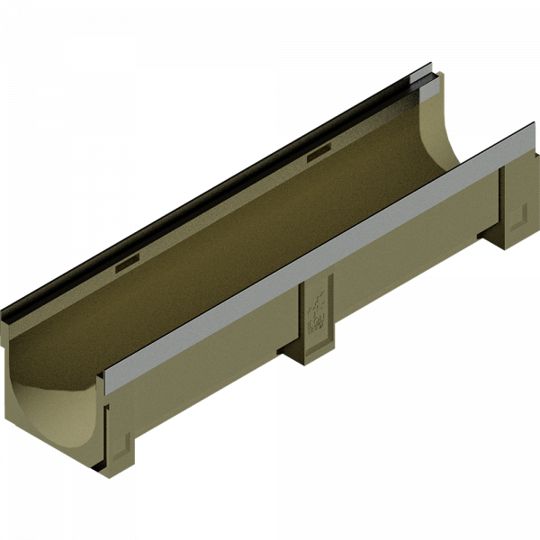 CANALES DE HORMIGÓN POLÍMERO CON PERFIL GALVANIZADO