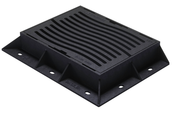 161 - REJILLA Y MARCO BASILEA 519 x 381mm D400