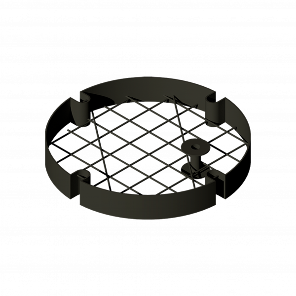 470 – TAPA DE ACERO F/6MM CUATRO MUESCAS PARA HORMIGONAR