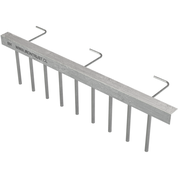 690 – PEINETA PARA REJILLA SUMIDERO 1200x250mm GALVANIZADA EN CALIENTE