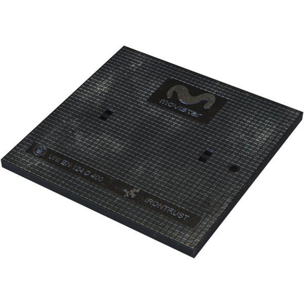 829 – TAPA DUCTIL AUXILIAR MOVISTAR SRL 595 x 595 D400